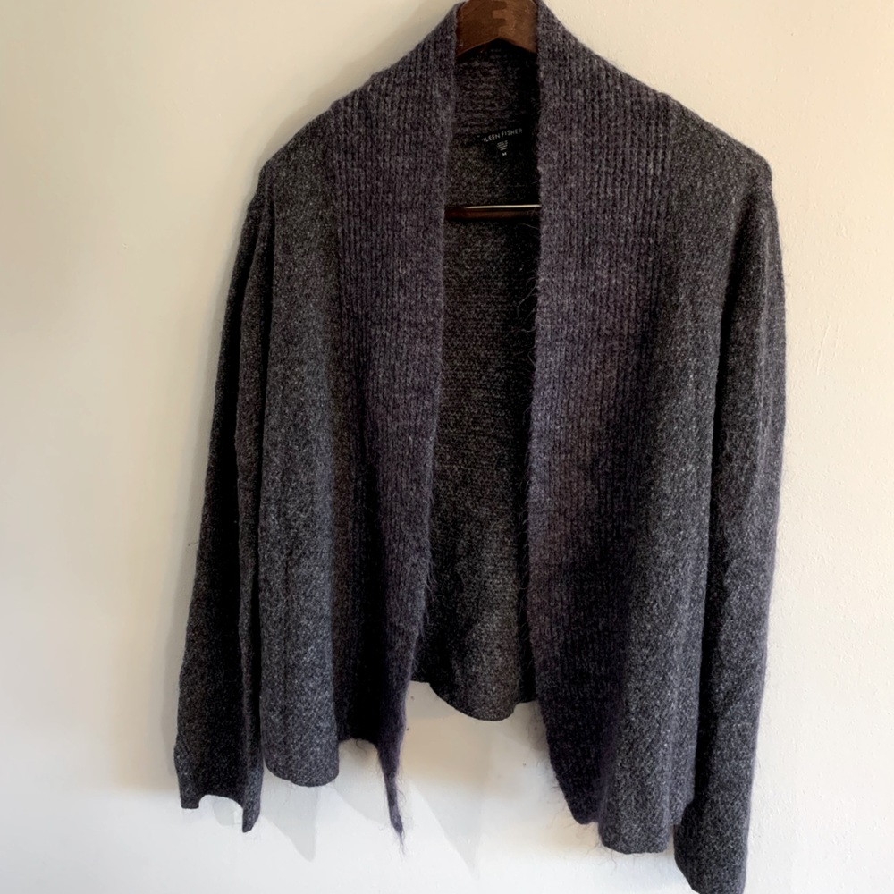 Eileen Fisher open front cardigan